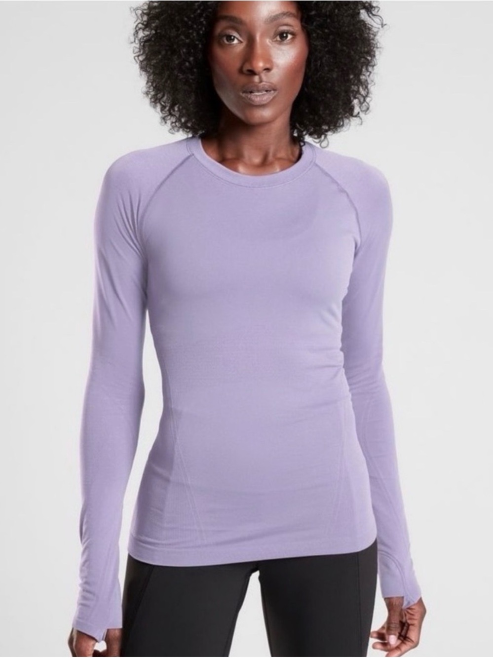 Athleta long-sleeve Momentum Running Top